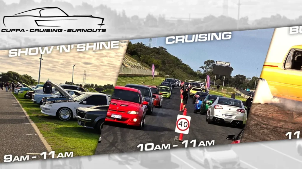 Perth Motorplex Events – Burnouts, Cruises & Racing